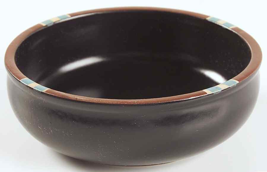Mesa Black Coupe Soup Bowl by Dansk-1