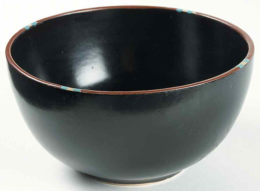 Mesa Black 8" Mixing Bowl by Dansk-1