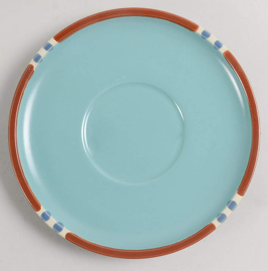 Mesa Turquoise Saucer by Dansk-1