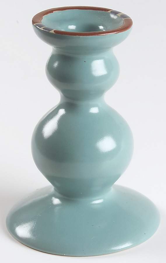Mesa Turquoise 5" Candlestick by Dansk-1