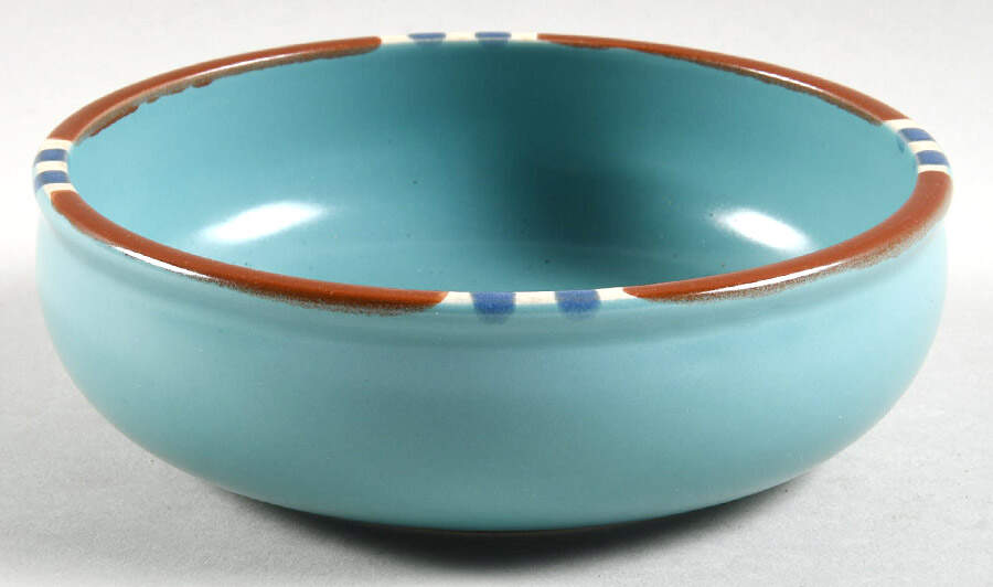 Mesa Turquoise Coupe Soup Bowl by Dansk-1