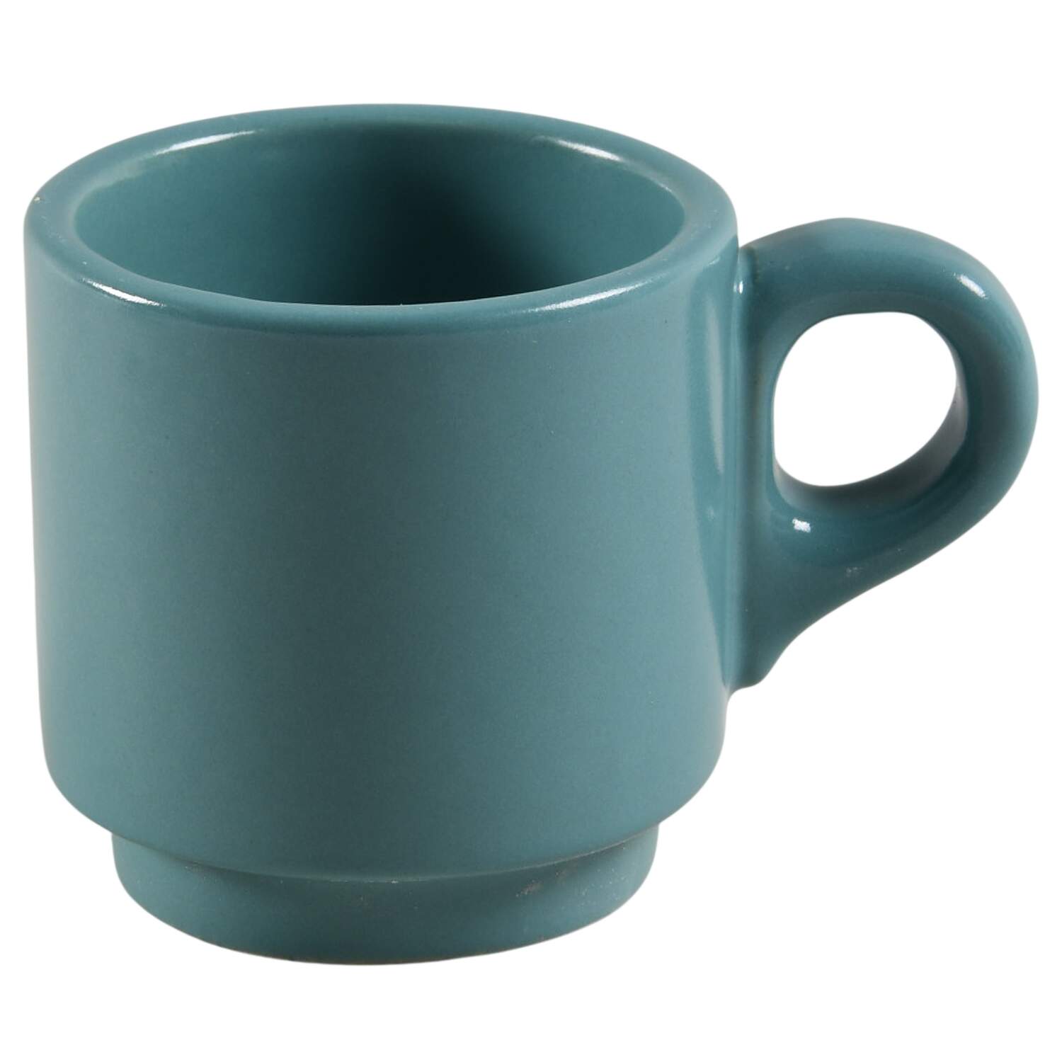 Mesa Turquoise Flat Demitasse Cup by Dansk-1