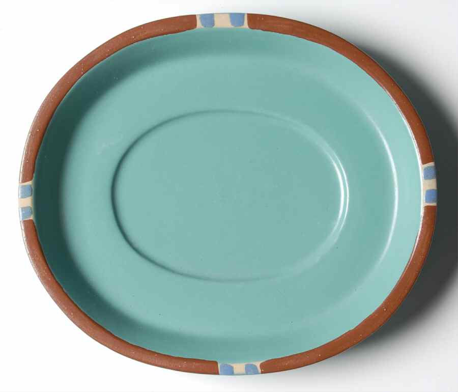 Mesa Turquoise Underplate for Gravy Boat by Dansk-1