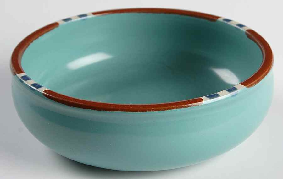 Mesa Turquoise Fruit/Cereal Bowl by Dansk-1