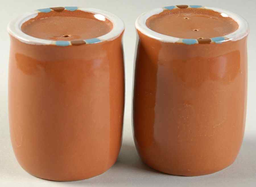 Mesa Terra Cotta Salt & Pepper Set by Dansk-1