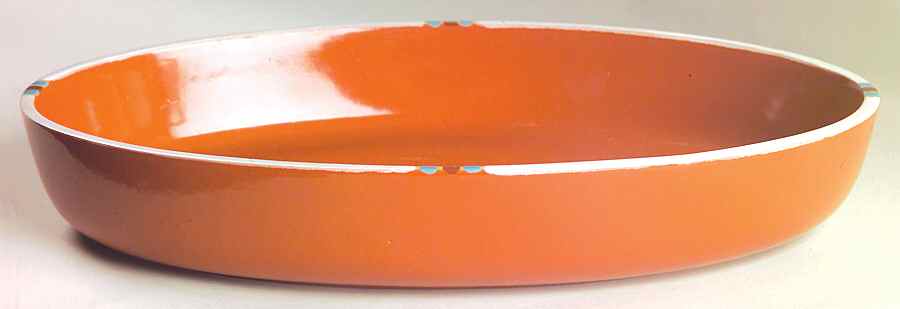 Mesa Terra Cotta 12'' Oval Baker by Dansk-1