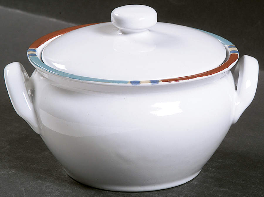 Mesa White Sand (Made in Portugal) Covered Onion Soup by Dansk-1