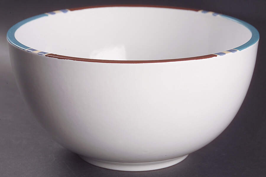 Mesa White Sand (Made in Portugal) 8" Mixing Bowl by Dansk-1
