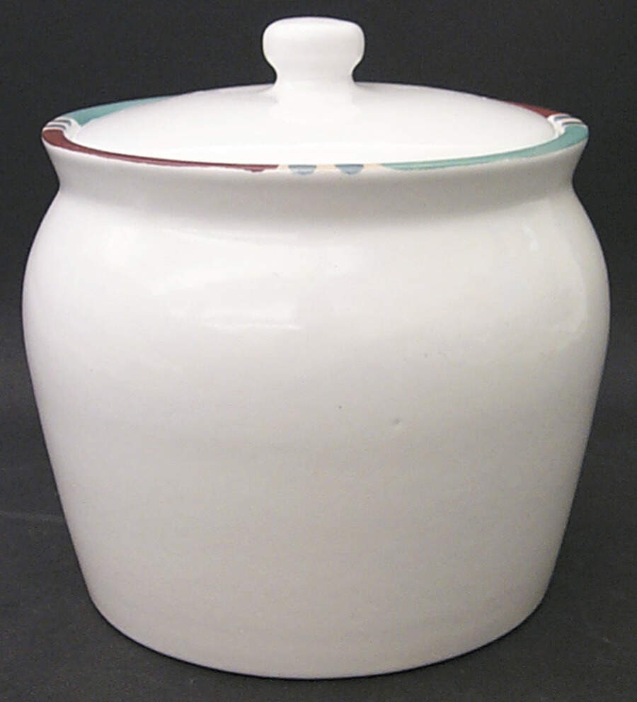 Mesa White Sand (Made in Portugal) Extra Large Canister & Lid by Dansk-1