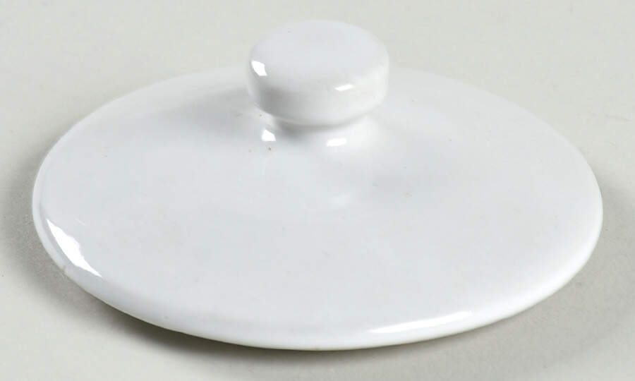 Mesa White Sand (Made in Portugal) Lid for Sugar Bowl by Dansk-1