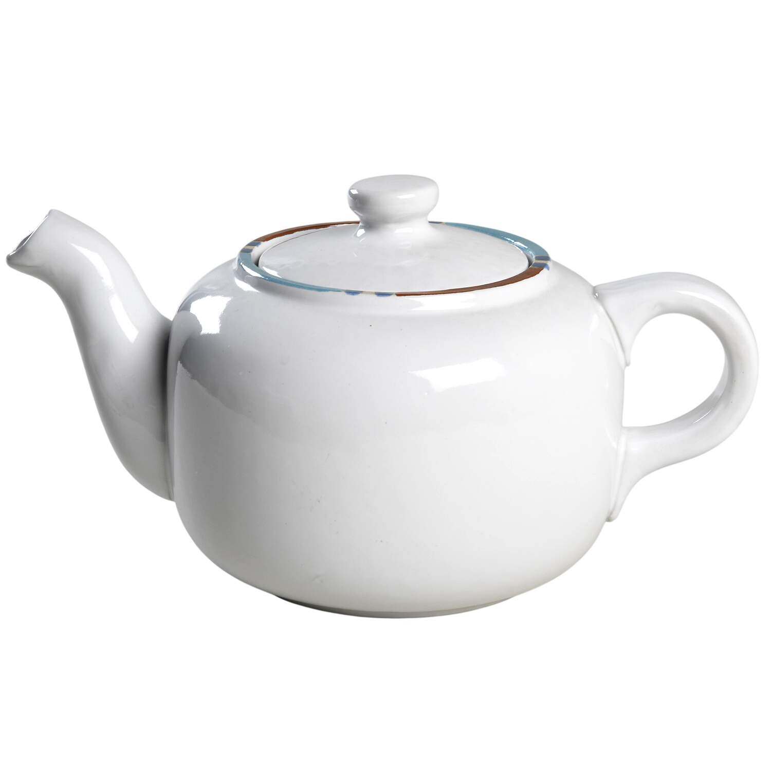 Mesa White Sand (Made in Portugal) Tea/Coffee Pot & Lid by Dansk-1