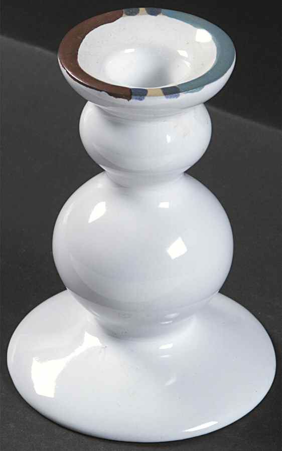 Mesa White Sand (Made in Portugal) 5" Candlestick by Dansk-1