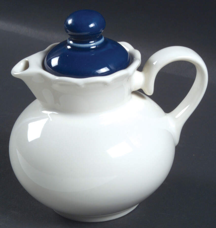 Miss Match Blue Creamer & Lid by Dansk-1