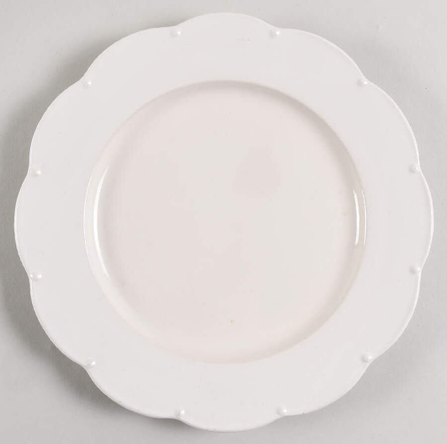 Miss Match White Salad Plate by Dansk-1