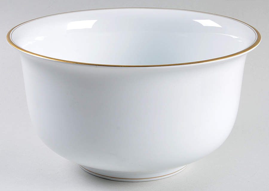Monogram Gold 9" Round Vegetable Bowl by Dansk-1
