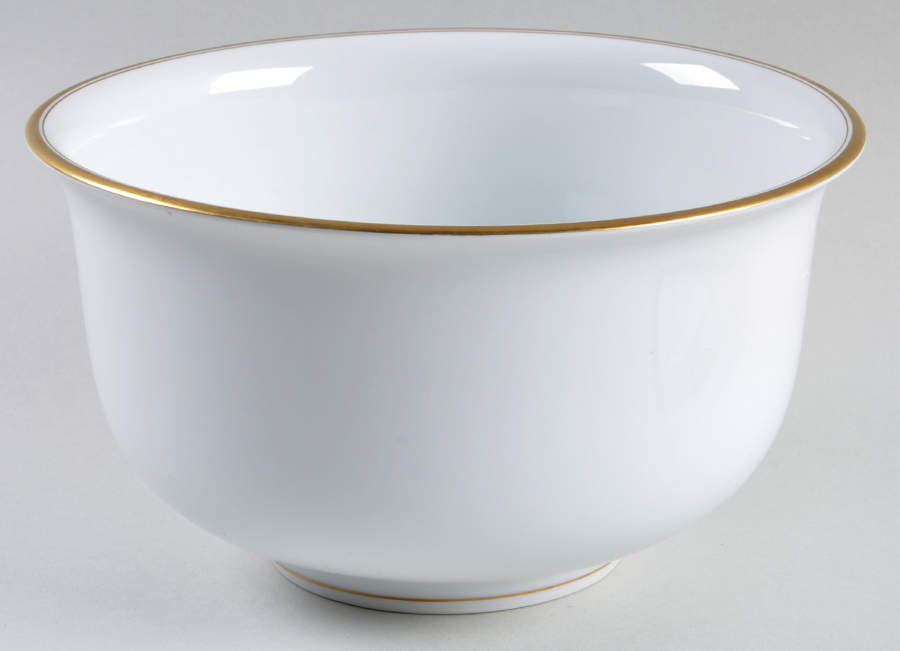 Monogram Gold 7" Round Vegetable Bowl by Dansk-1