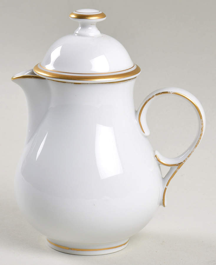 Monogram Gold Creamer & Lid by Dansk-1