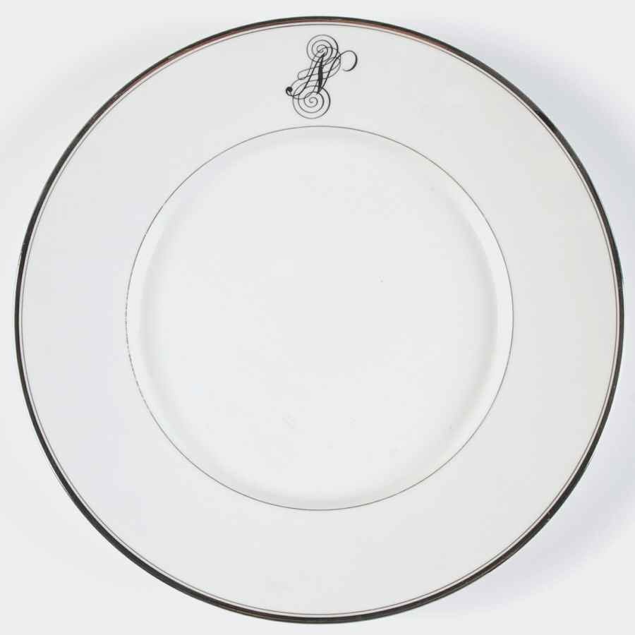 Monogram Platinum Dinner Plate by Dansk-1