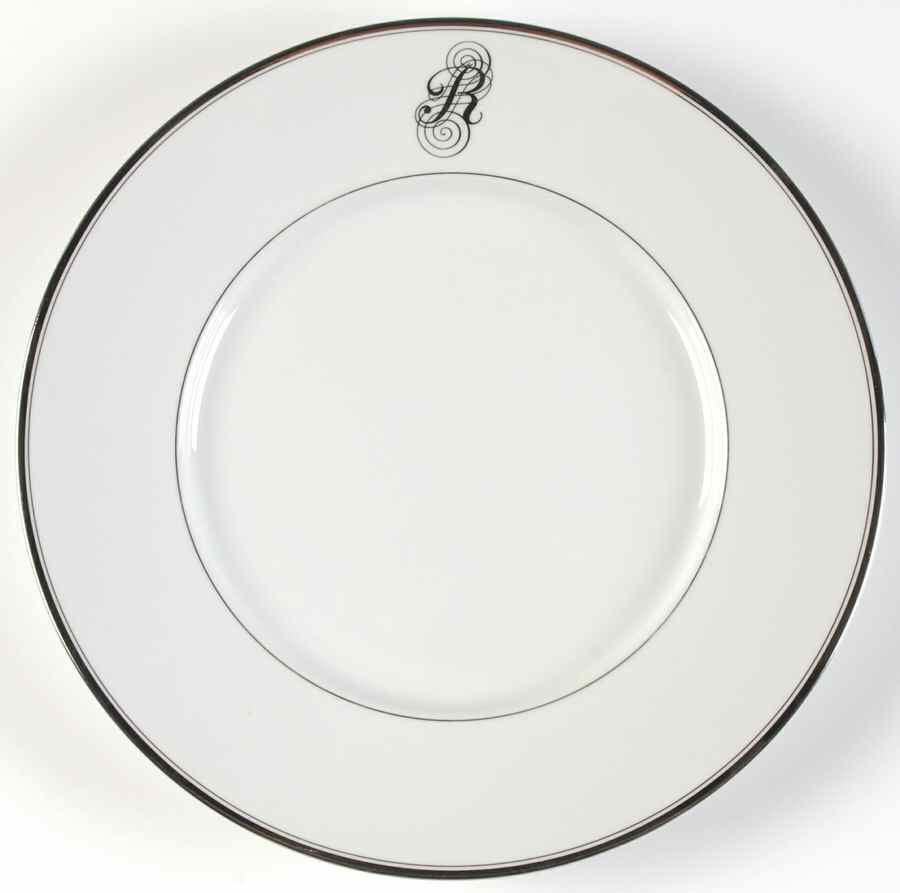 Monogram Platinum Dinner Plate by Dansk-1