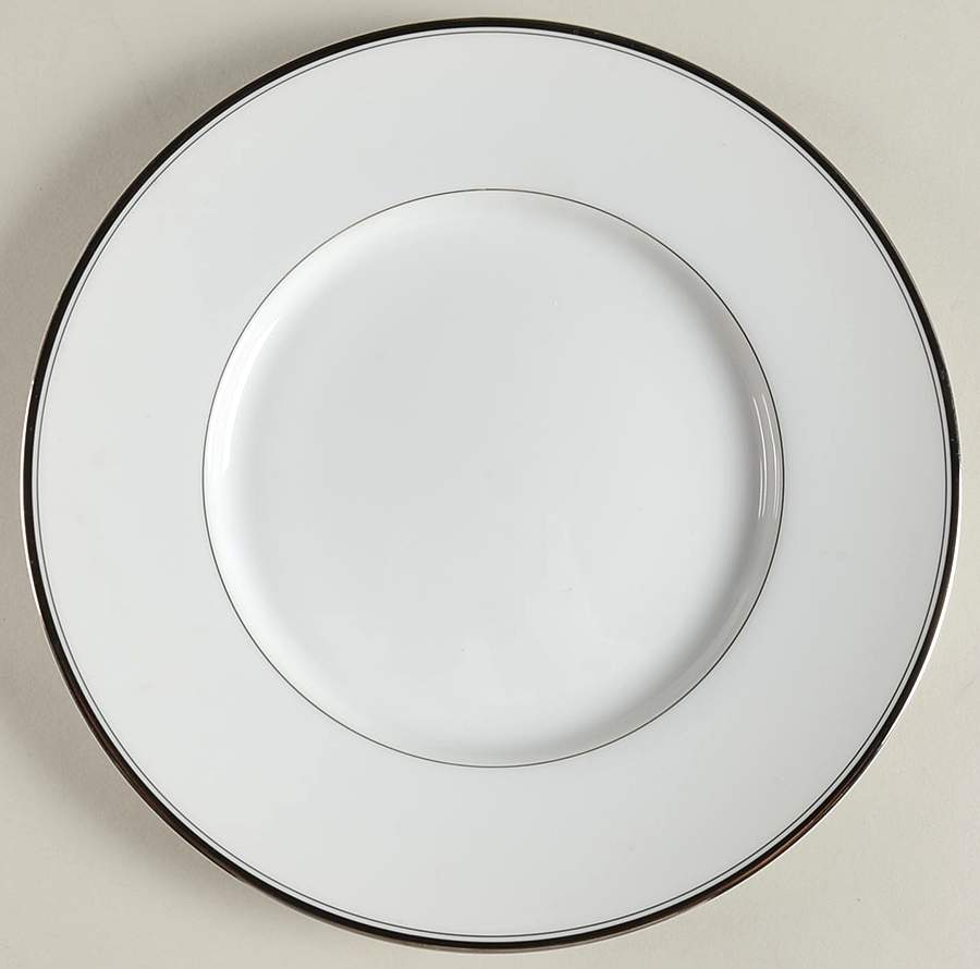 Monogram Platinum Luncheon Plate by Dansk-1