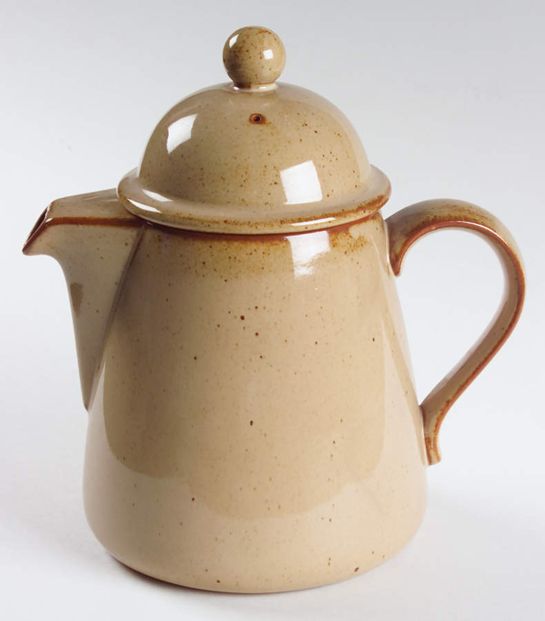 Nielstone Spice Tan Coffee Pot & Lid by Dansk-1