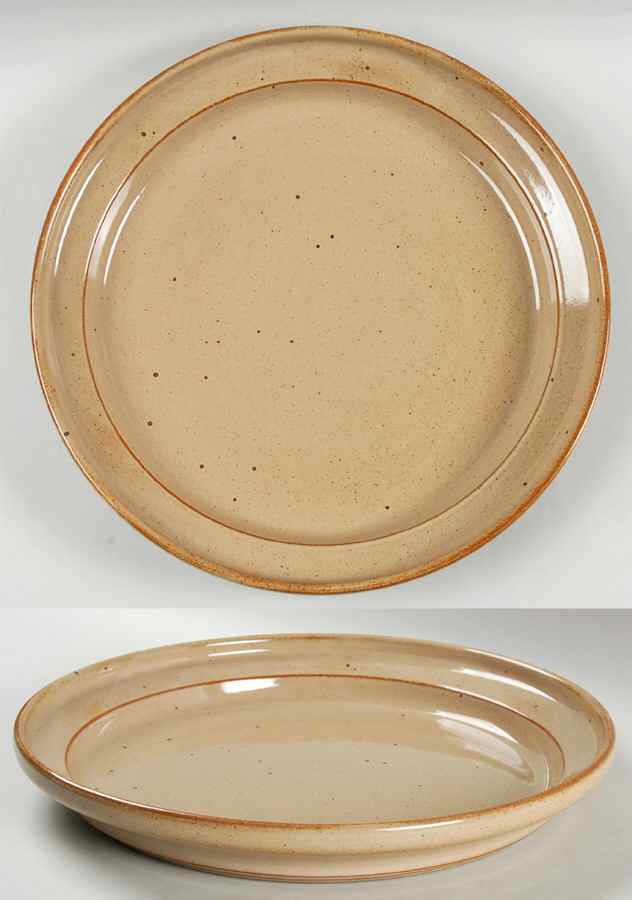 Nielstone Spice Tan 13" Chop Plate (Round Platter) by Dansk-1