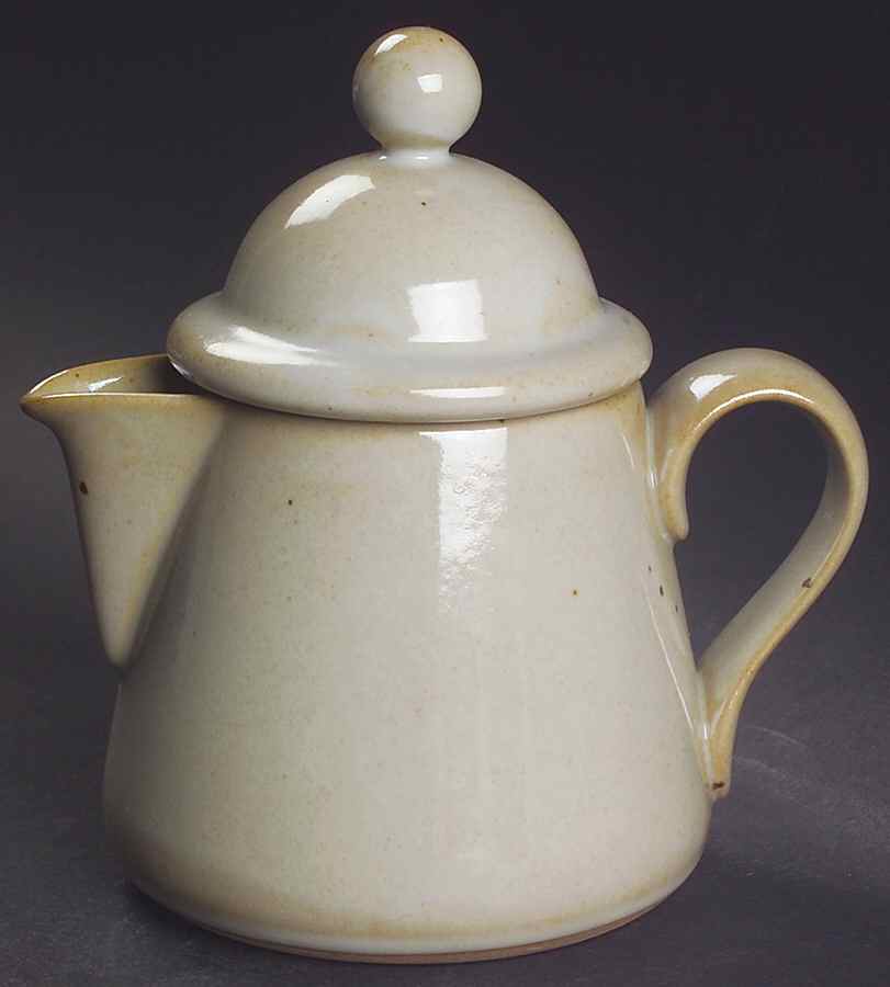 Nielstone Sugar Sand Creamer & Lid by Dansk-1
