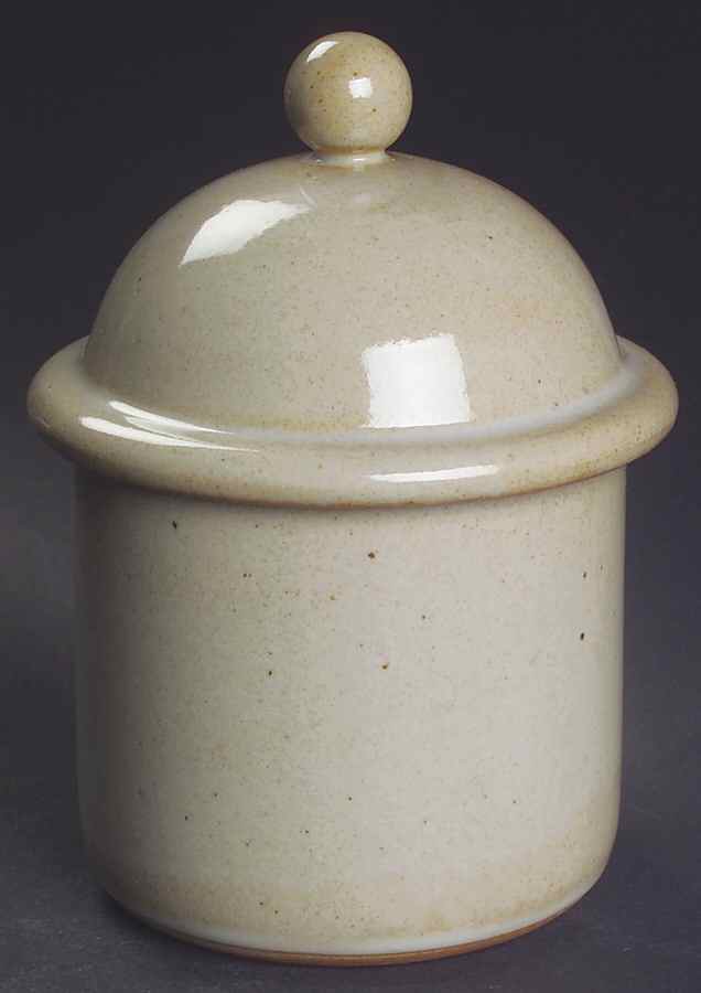 Nielstone Sugar Sand Sugar Bowl & Lid by Dansk-1