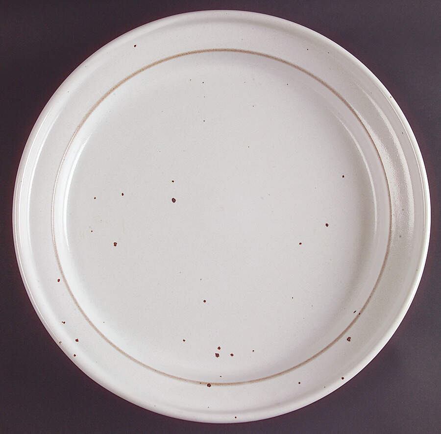 Nielstone White 13" Chop Plate (Round Platter) by Dansk-1