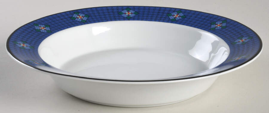 Nine Patch Rim Soup Bowl by Dansk-1