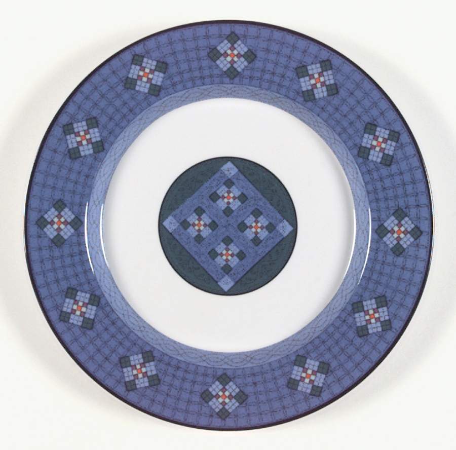 Nine Patch Accent Salad Plate by Dansk-1