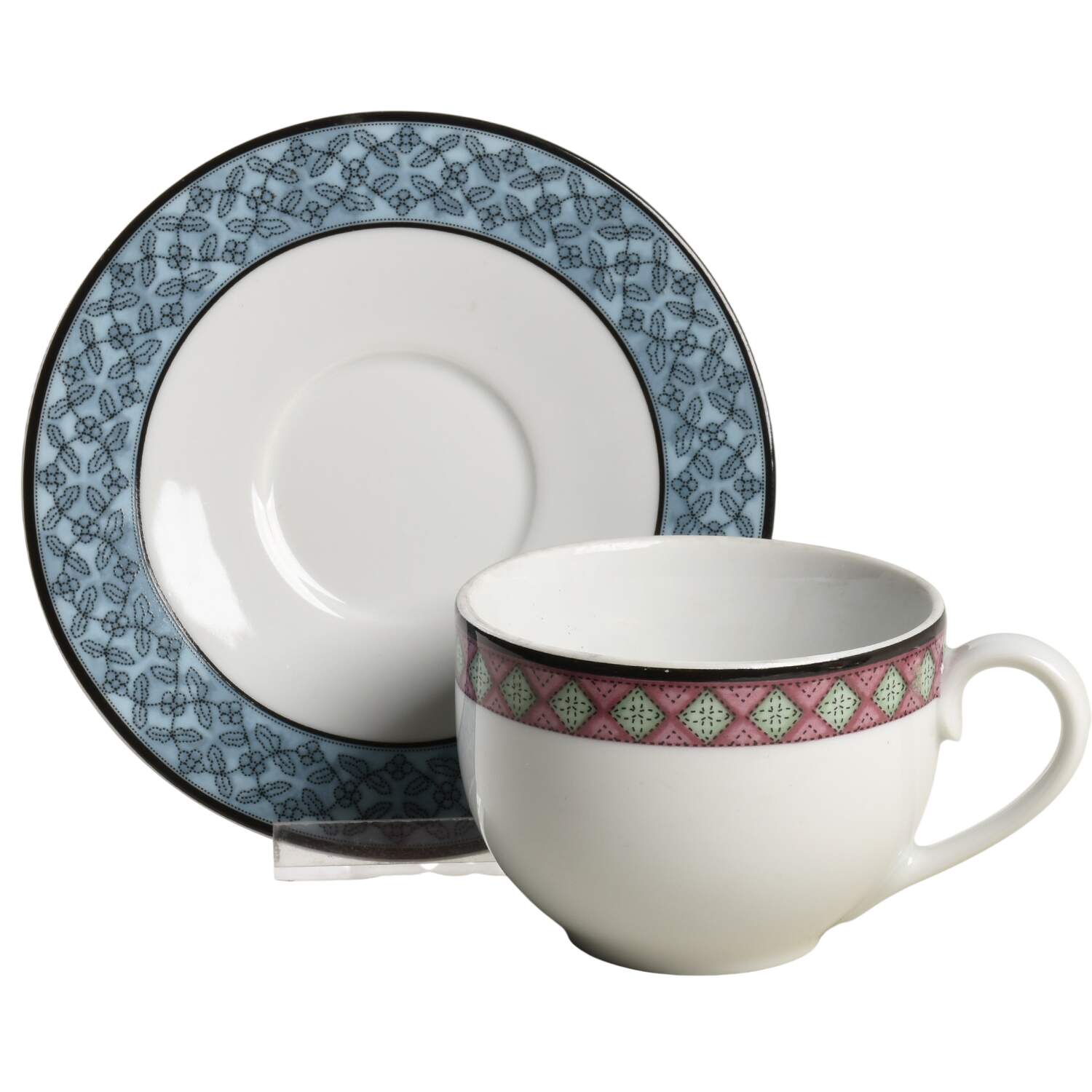 Dolce Flat Cup & Saucer Set by Dansk-1
