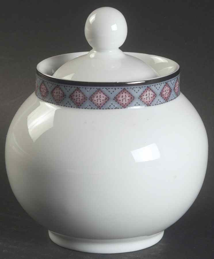 Dolce Sugar Bowl & Lid by Dansk-1