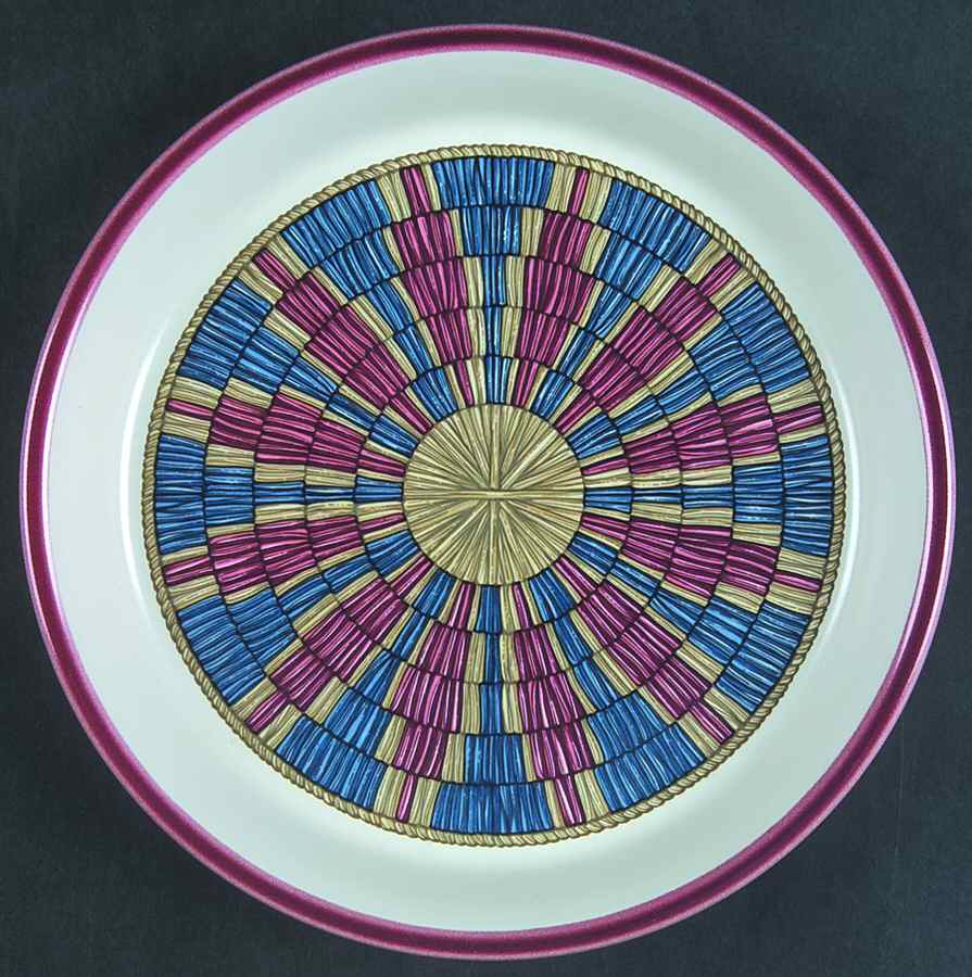 Raffia Salad Plate by Dansk-1