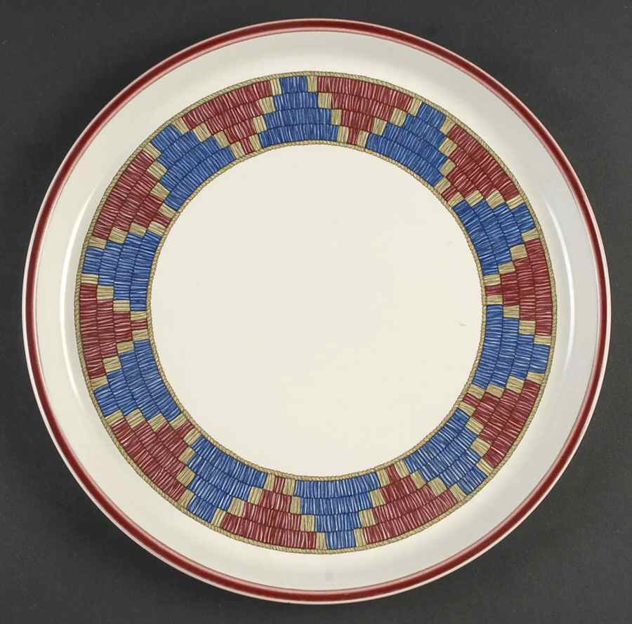 Raffia 13" Chop Plate (Round Platter) by Dansk-1