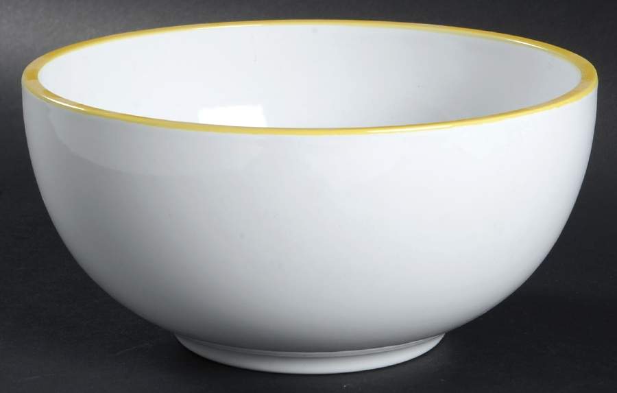 Rainbow Yellow 8" Round Vegetable Bowl by Dansk-1