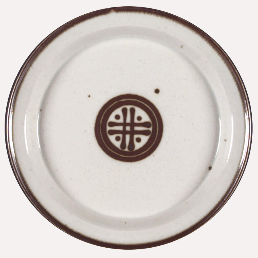 Rondo Brown Dinner Plate by Dansk-1