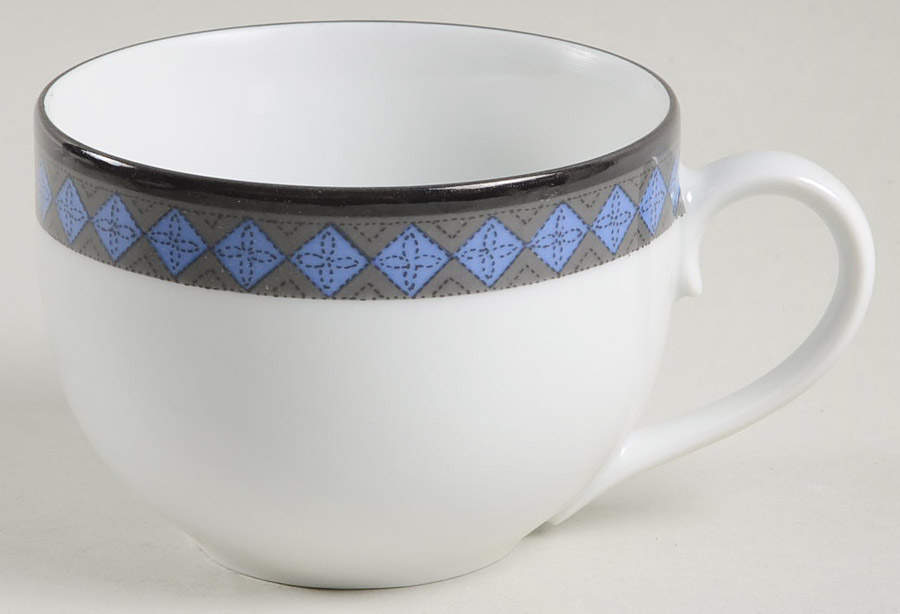 Ruby Flowers Flat Cup by Dansk-1