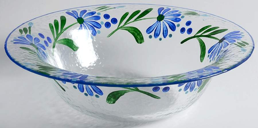 Sage Song Large Glassware Salad Bowl by Dansk-1