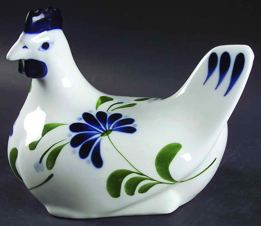 Sage Song Large Chicken Figurine by Dansk-1