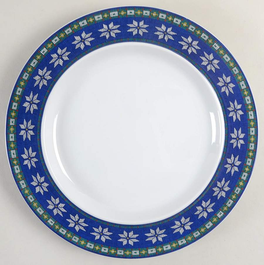 Snowfall Dinner Plate by Dansk-1