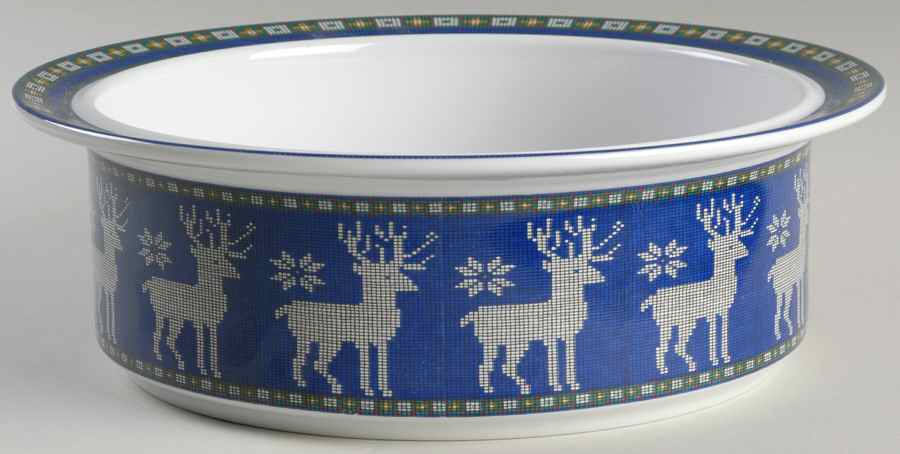 Snowfall 9" Round Vegetable Bowl by Dansk-1