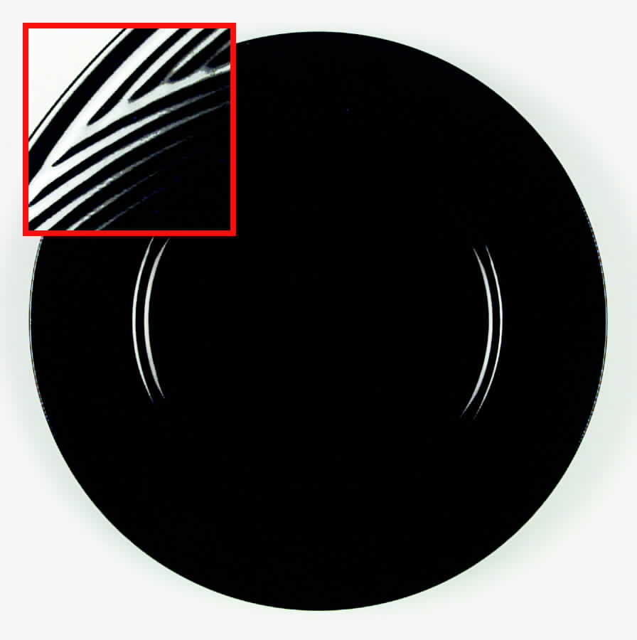 Tapestries Midnight Black Dinner Plate by Dansk-1