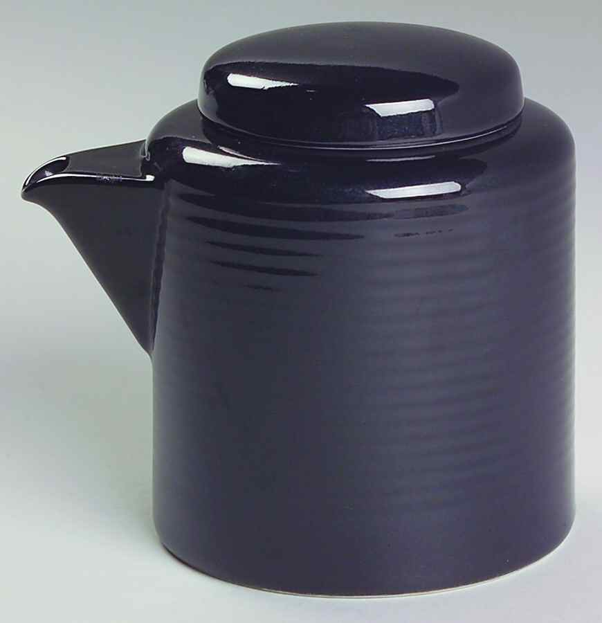 Tapestries Midnight Black Creamer & Lid by Dansk-1