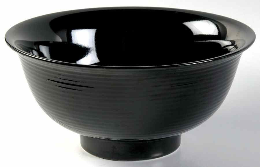 Tapestries Midnight Black 8" Round Vegetable Bowl by Dansk-1