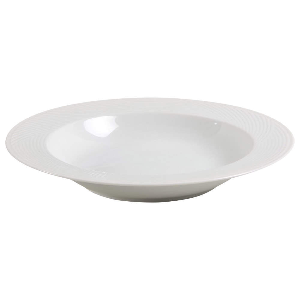 Tapestries Winter White Large Rim Soup Bowl by Dansk-1