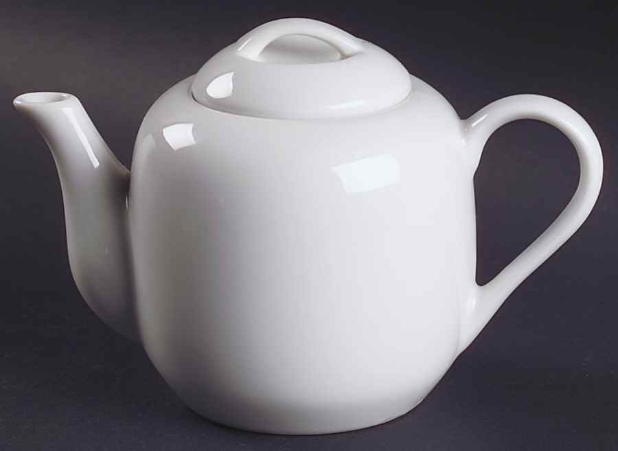 Tapestries Winter White Individual Teapot & Lid by Dansk-1