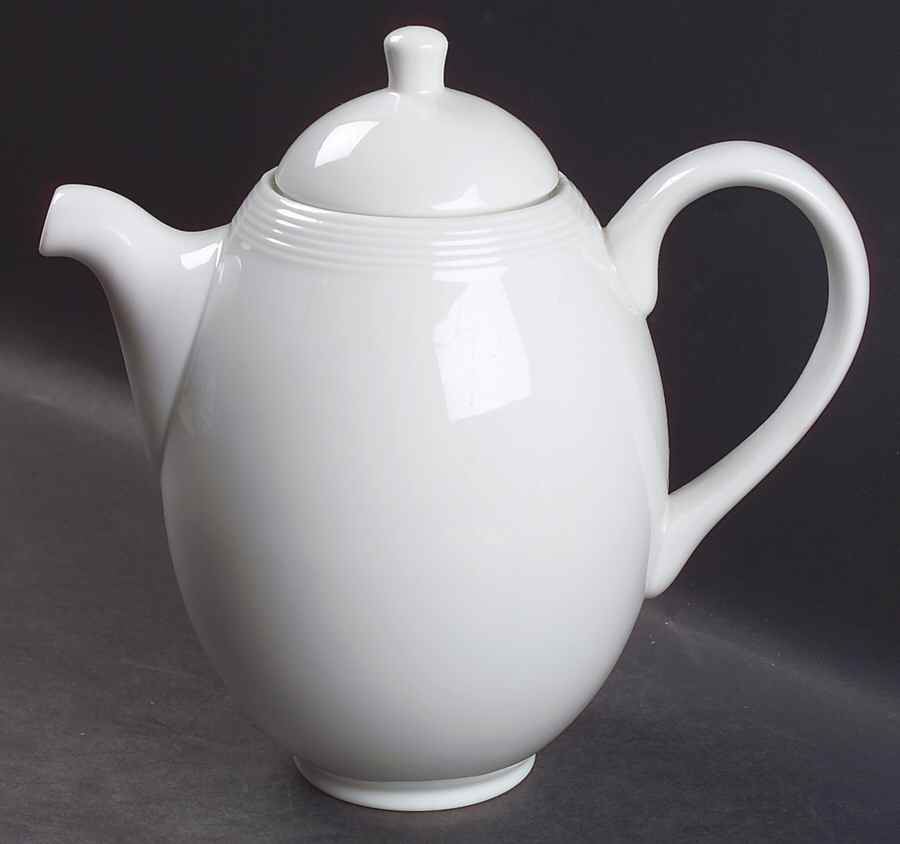 Tapestries Winter White Coffee Pot & Lid by Dansk-1