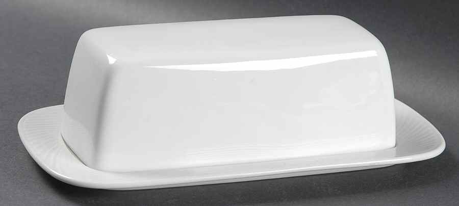Tapestries Winter White 1/4 Lb Covered Butter by Dansk-1