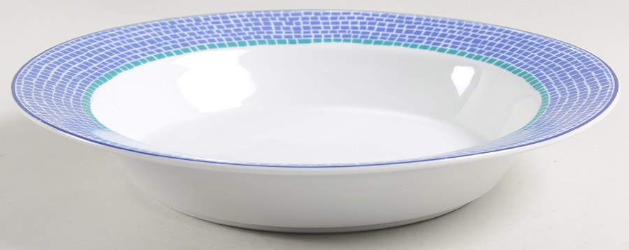 Tiles Rim Soup Bowl by Dansk-1